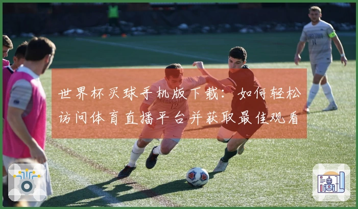 世界杯买球手机版下载：如何轻松访问体育直播平台并获取最佳观看体验
