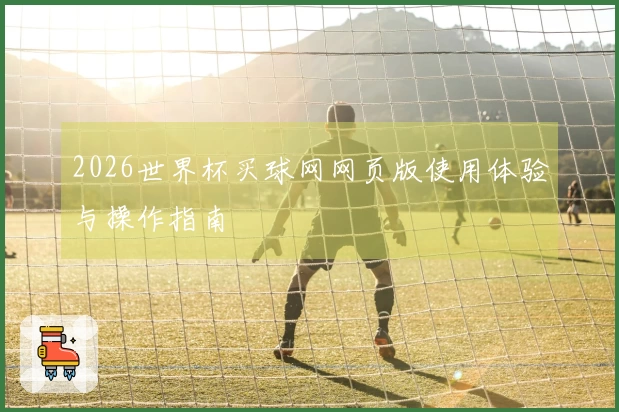 2026世界杯买球网网页版使用体验与操作指南
